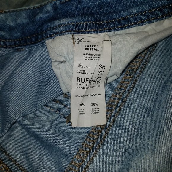 Buffalo David Bitton Jeans - Buckle Jeans Size 36x32 - Lucas Model - Picture 5 of 5